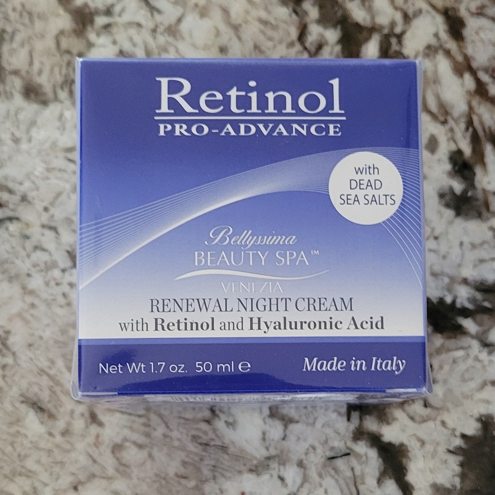 Bellyssima Beauty Spa Retinol Pro-Advance Night Cream‎ 1.7oz Hyaluronic Acid